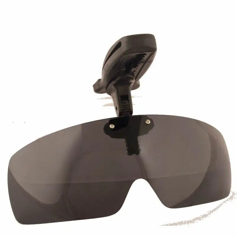 SU01 Fishing Sunglasses with Cap Clip Anti-UV Polarized Wine, Yellow, Gray, Black, Dark Green Coffee especially for Wore Glasses