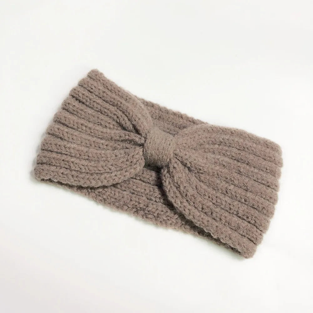 Winter Warm Headband for Women Woolen Knitting Headbands Wool Knitted Elastic Headband Headwear Girls Hair Band Hair Accessories