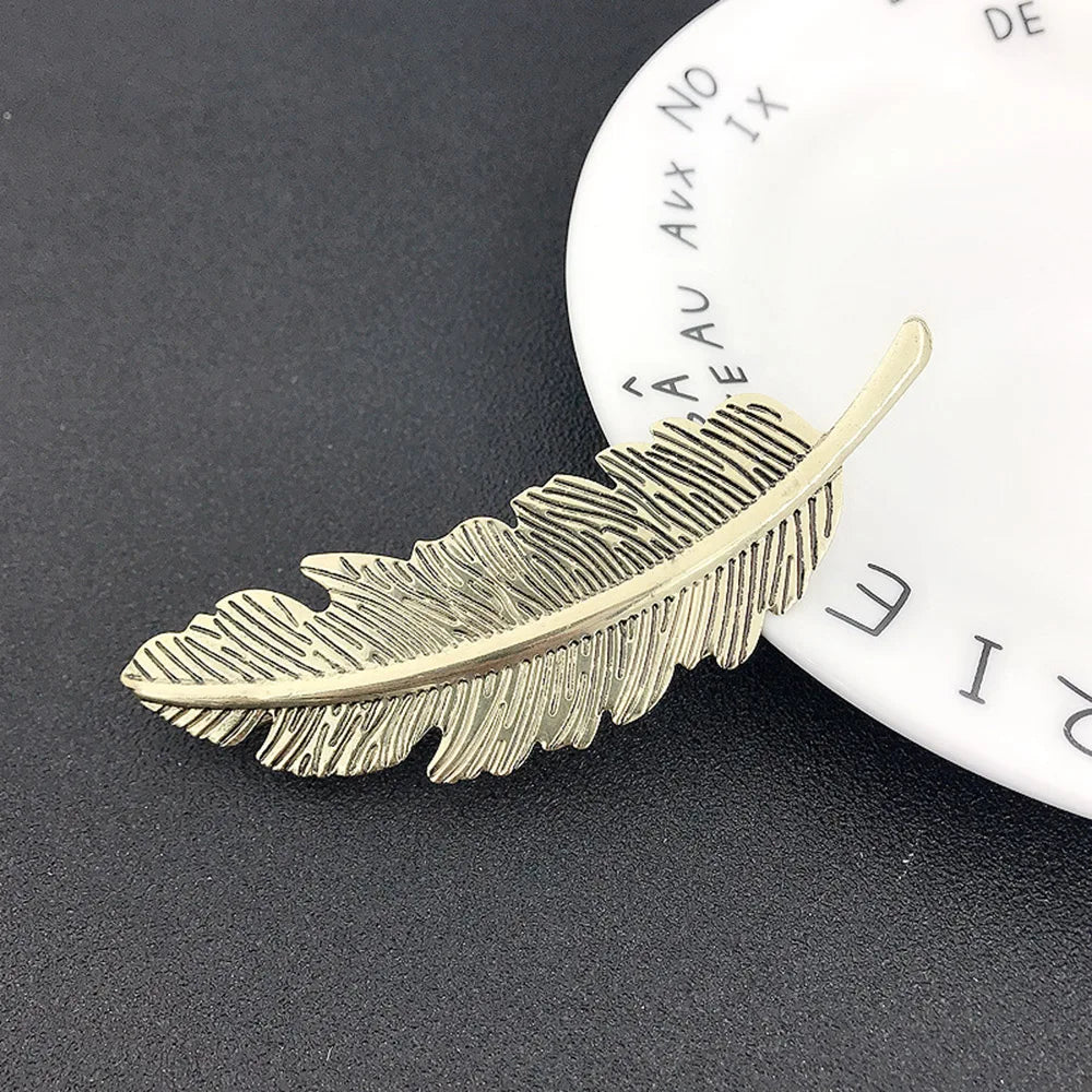 Fashion Gold Hairpin Women Girl Hair Clip Pin Barrette Clasp Accessories for Hair Buckle Women Girls Hairclip Headdress Headwear
