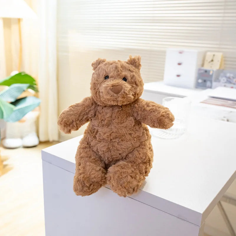 JC UK Jellycats Style Animal Series Super Soft Plush Bear Toy with PP Cotton Little Curly Doll Age 14+