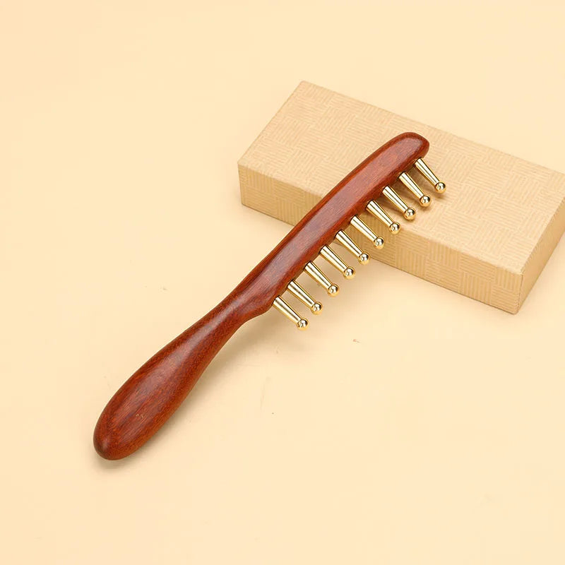 Home Improvement Products Gua Sha Massager for Head Hair Wooden Beauty Tool Gua Sha Comb