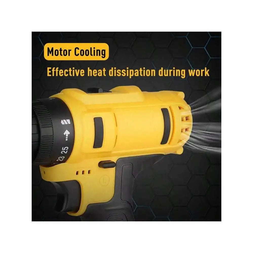 Multi-functional Home Improvement Tool Box with Power Drills for Electric Drilling and Home Decoration