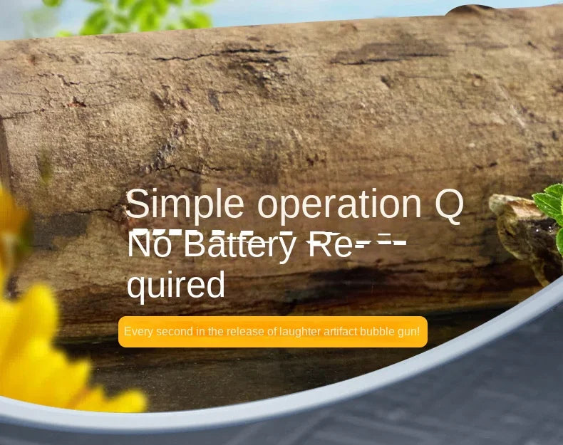 Air Gun Creative Handheld Air Bubble Machine Outdoor Bubble-Blowing Gun Toy for Boys Girls Children New Type Creative Children's