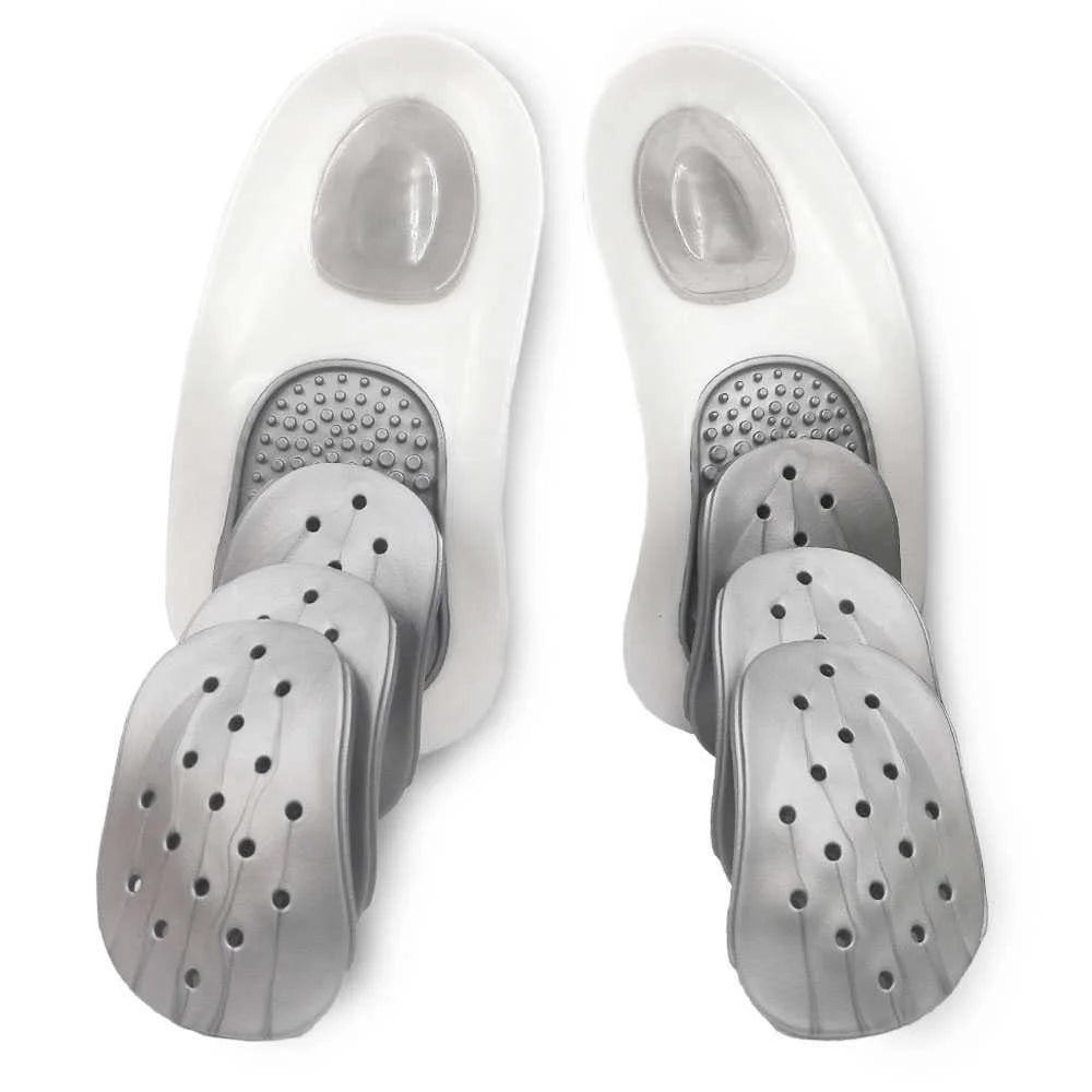 1 Set Orthopedic Shoes Insoles For Feet Foot Massager Sccessories Arch Support Plantar Fasciitis Knee Pads For Work Shoe Sole