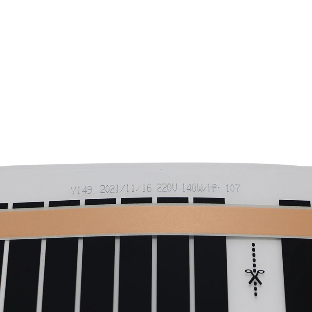 80W/M2  Infrared Film Warm Floor Width 50cm 3M2  Home Improvement Warm 220v Heating  Film Underfloor Heating