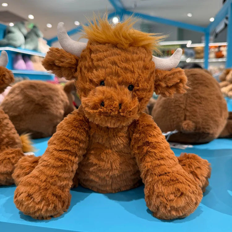 JC UK Jellycats Style Animal Series Super Soft Plush Bear Toy with PP Cotton Little Curly Doll Age 14+