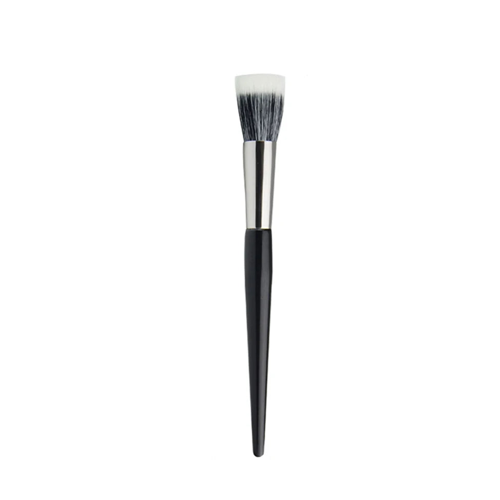 Bethy Beauty Large Angled Makeup Brush Stippling Brush Blush Brush For Contouring Sculpting Highlighting Blending Buffing