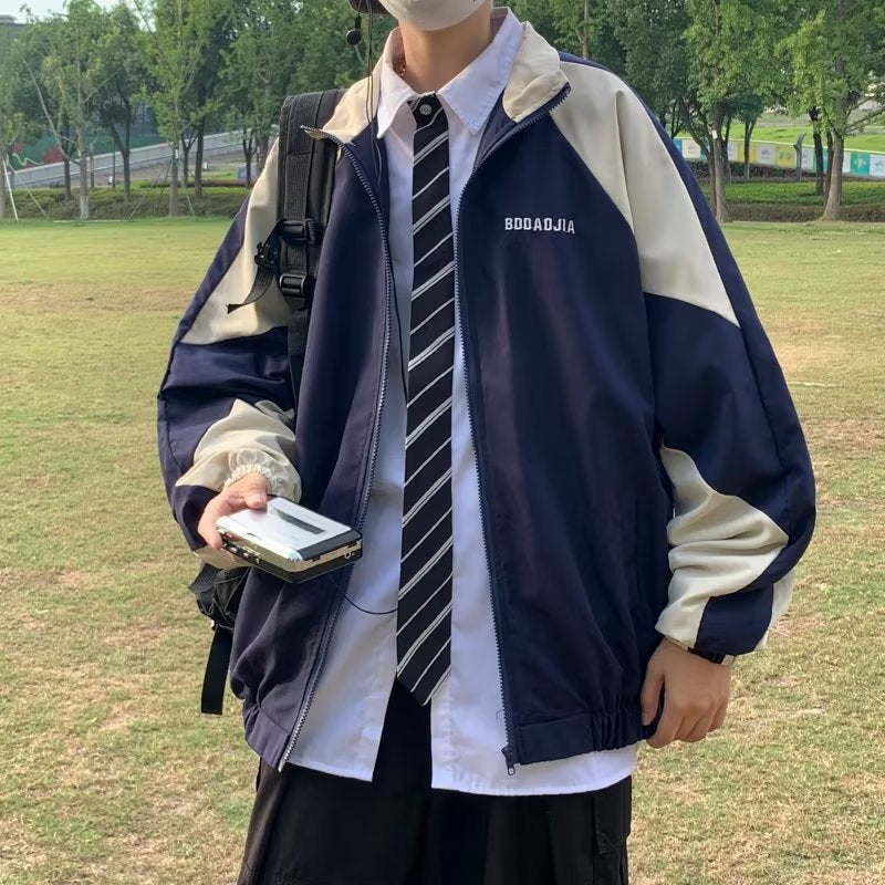 Men Jackets Embroidery Baseball Coats 2024 Spring Autumn Male Casual Streetwear Fashion Outdoor Outwear Loose Men Clothing