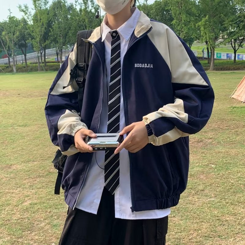 Men Jackets Embroidery Baseball Coats 2024 Spring Autumn Male Casual Streetwear Fashion Outdoor Outwear Loose Men Clothing