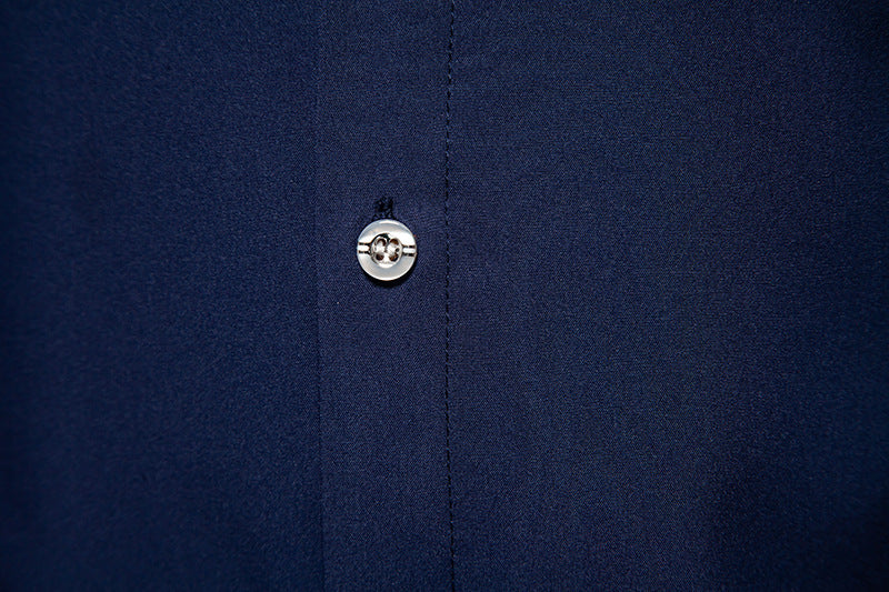 Man Shirts Men Long Sleeve Henry Collar Mens Dress Shirts Casual Male Clothes Chemise Hemd Homme Shirt B51