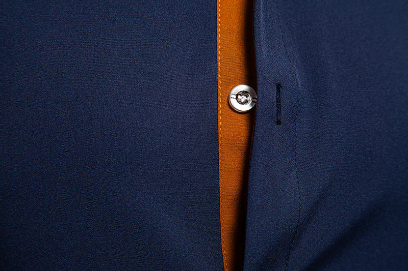 Man Shirts Men Long Sleeve Henry Collar Mens Dress Shirts Casual Male Clothes Chemise Hemd Homme Shirt B51