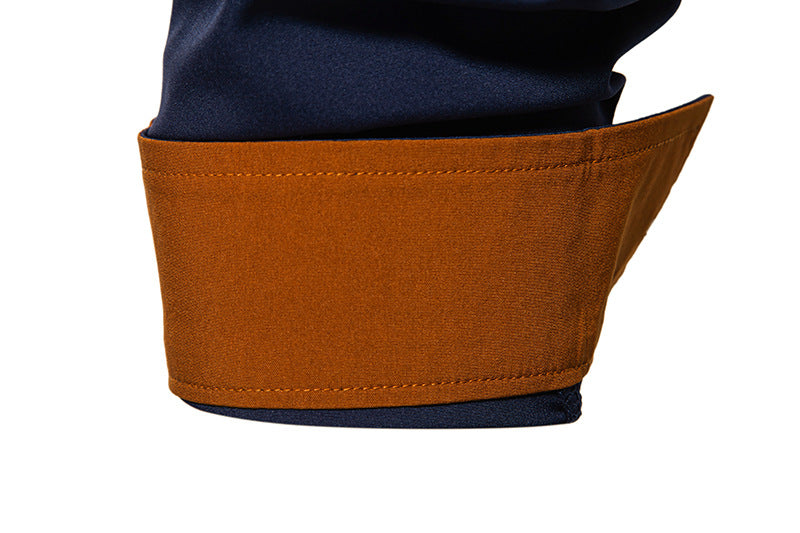 Man Shirts Men Long Sleeve Henry Collar Mens Dress Shirts Casual Male Clothes Chemise Hemd Homme Shirt B51