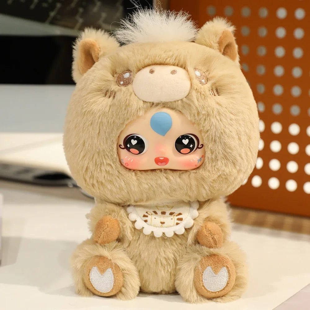 Kid's Accompany Dolls Pony Vinyl Pony Vinyl Plush Doll Soft Animal Vinyl Face Plush Toy Cute Pet Stuffed Plush Toys Boys Girls