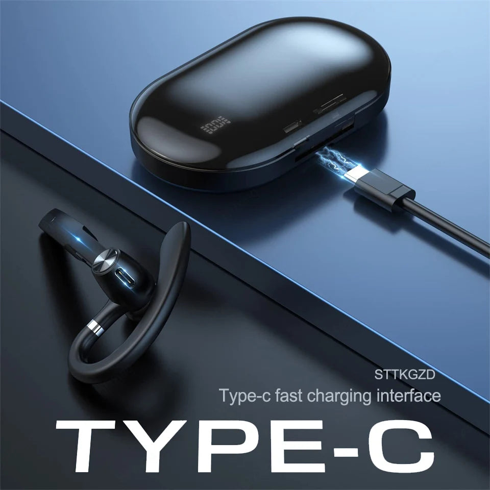 Wireless Headphones Bluetooth Headset With Microphone Earphones  Handsfree Noise Canceling Audifonos Talking Business Driving