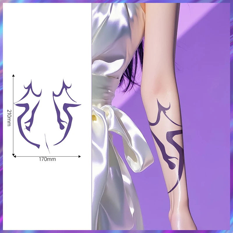 Halloween Kpop Party Face Body Stickers Carnival Christmas Custom Tattoo Wedding Trendy Cool Clothing Makeup Supplies Mood Props