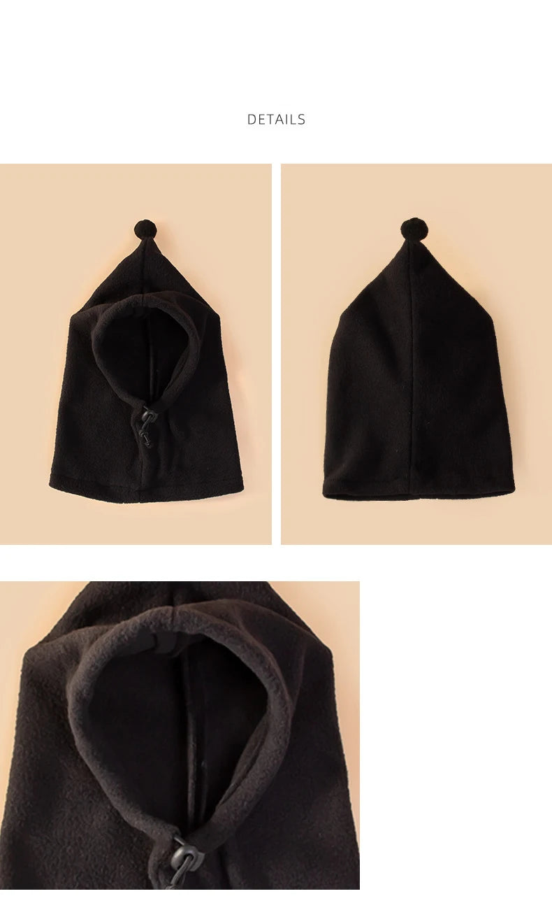 Winter Hat For Dogs Pet Hat Adjustable Drawstring Design for Windproof Comfort Warmth Polar Fleece Hat Winter Dog accessories