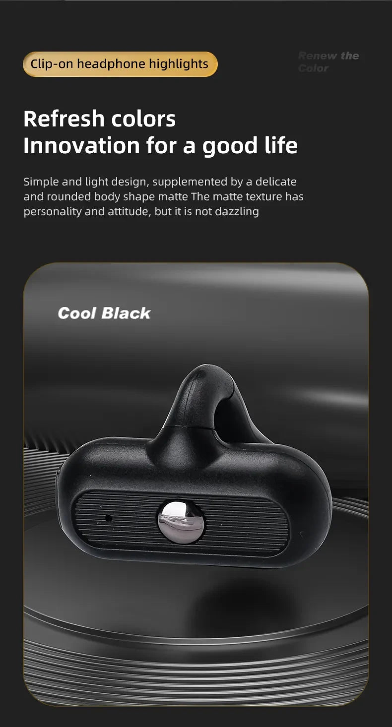 2023 New Wireless Audio Headphones, TWS Microphone, Invisible, Sports, Mini, Stereo, Mono, Ear Hanger, Music, Only One Headset