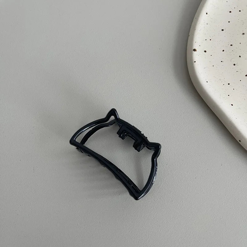 Women New Fashion Black Small Metal Claw Clips Headdress for Girls Mini Hair Clips Hairpins Barrettes Crab Clip Hair Accessories