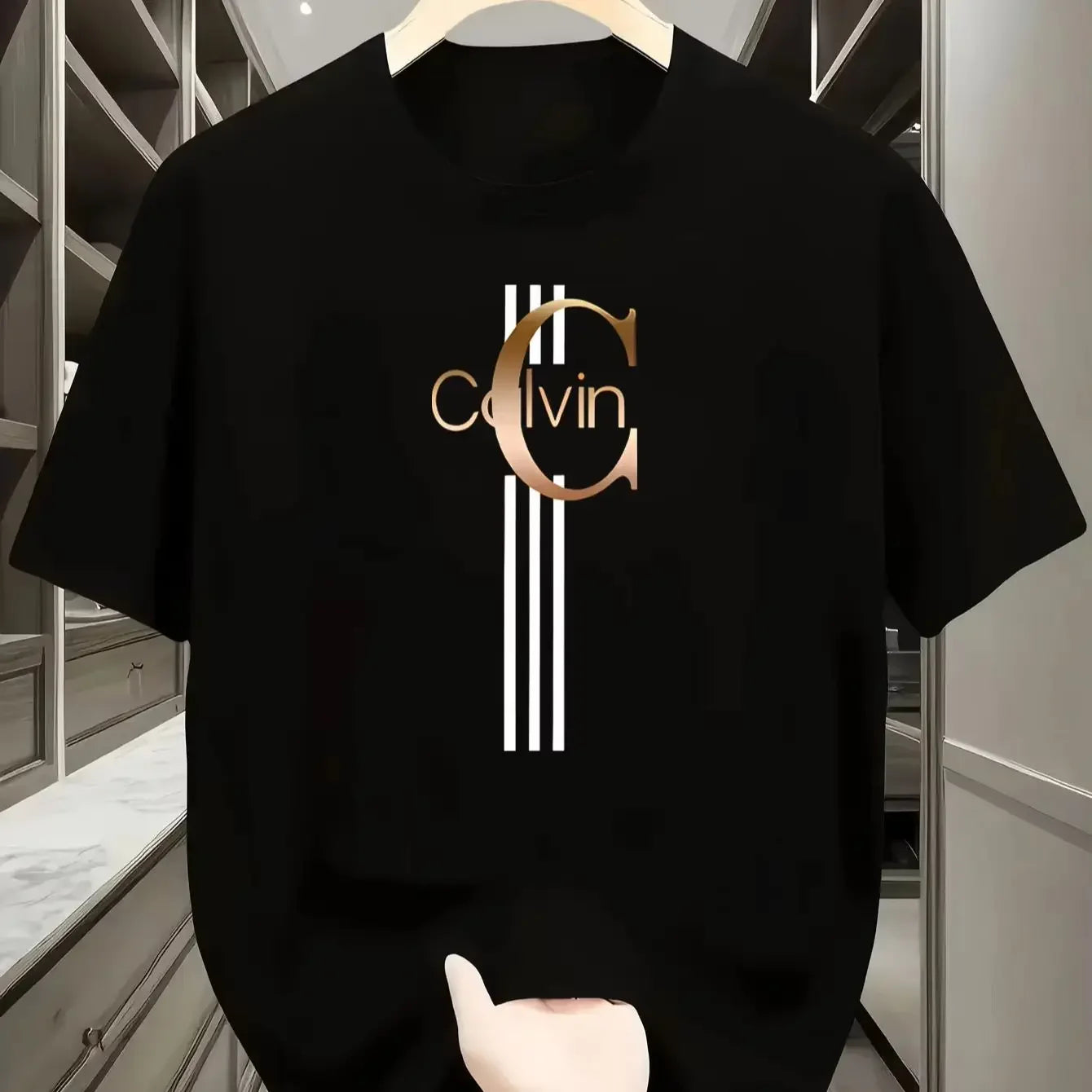 Men' summer tshirts loose  Creative Letter print casual slim fit round neck short sleeved T-shirt top man clothing tee