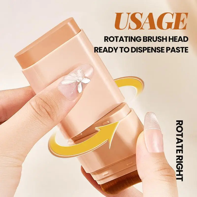 Two In One Double Head Foundation Make-up Stick Facial Foundation Make-up Makeup Matte Concealer Smooth Makeup Tool