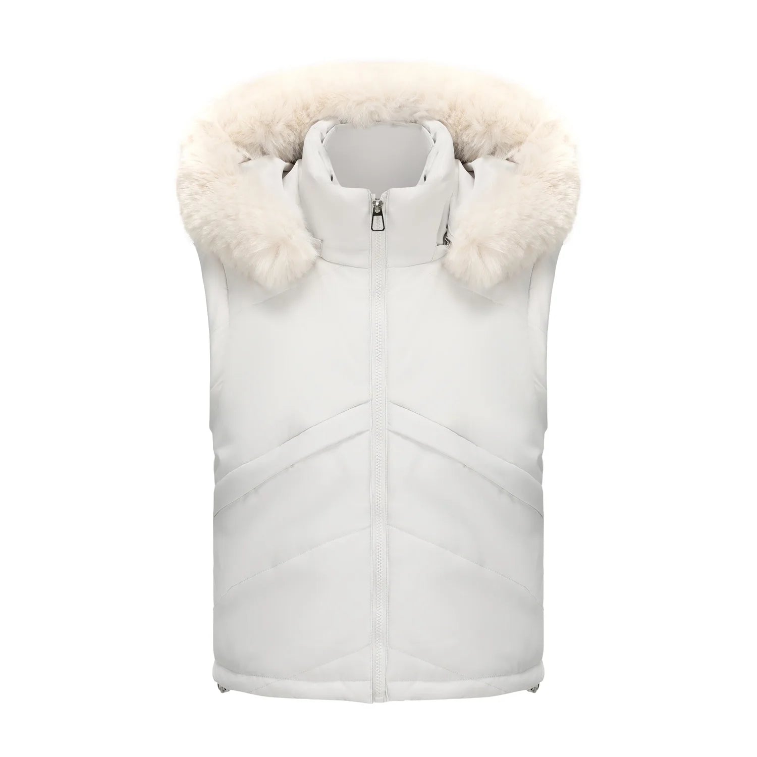 Women's jacket Faux 2pcs Cotton Padded Puffer jacket Hooded Winter Down Jackets Coats Parkas Detachable Sleeves Waistcoat HXY378