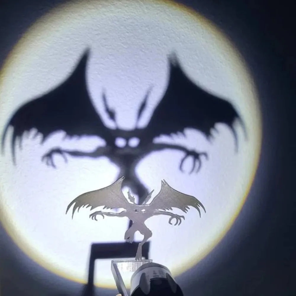 Halloween fun candlestick desktop ornaments decorations metal handicrafts Projection decoration Festival decoration