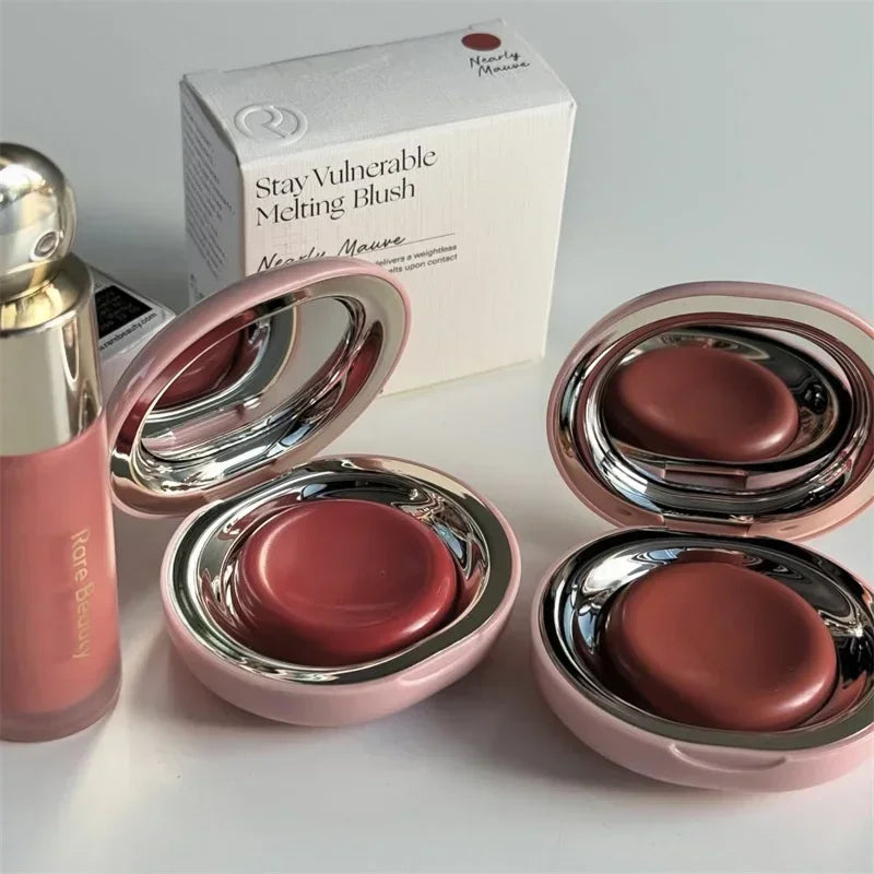 Beauty Enlighten Powder Portable Makeup Mirror Liquid Blush Moisturizing Dual-use Waterproof Lip Glaze Brightening Smooth