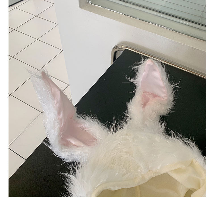 Winter Autumn Warm Hats Women Cute Rabbit Ears Hats Girls Party Cosplay Hats for Women Girl Beanie Hat