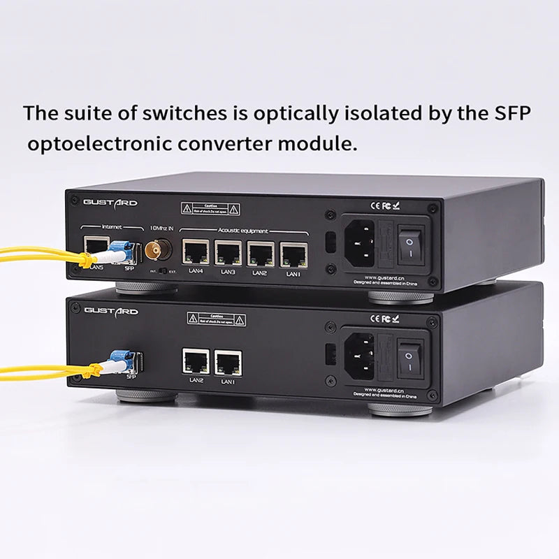 Gustard N18 N18pro SFP Gigabit Optical Module 1Meter LC-LC Fiber Optical Cable For Network Ethernet Switch SFP+10M/100M/1000M