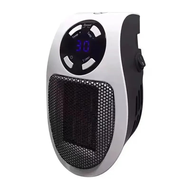EU/US 500W Mini Heater for Home Small Bathroom Heating Fans Wall Mounted PTC Ceramic with Remote Control Household