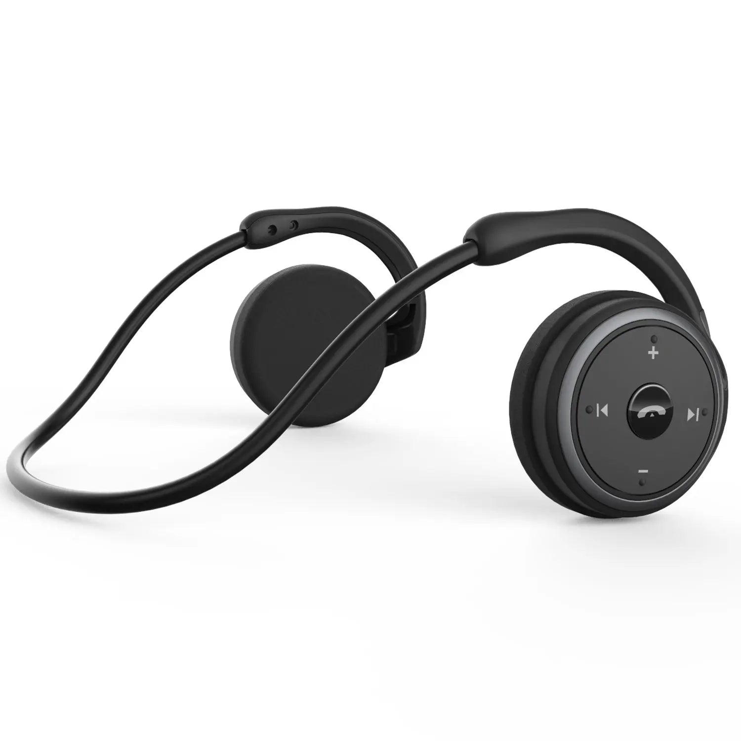 Bluetooth Headphones Wrap Around Head Sports Wireless Headset with Built in Microphone Foldable 12-Hour Playtime Stereo Headsets