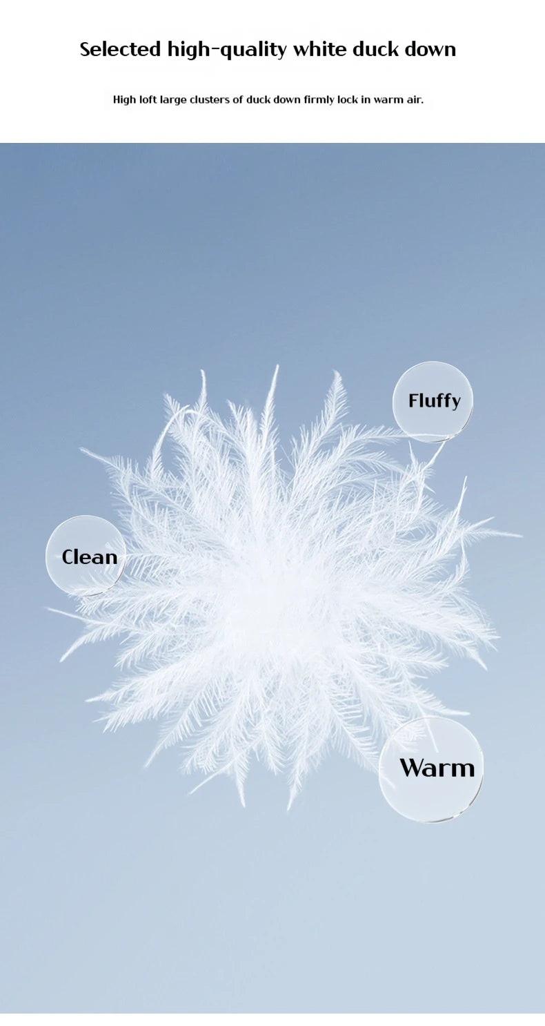 New Coats and Jackets Men's Lightweight Down Vest V-Neck Jacket Very Warm Winter Man Jacket Warm White Duck Down Man Windbreaker