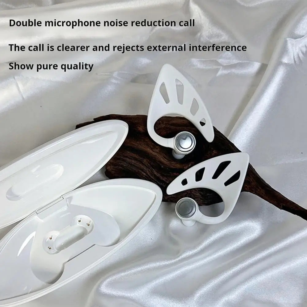 Earphone Earphone Wireless Elf Ear Headphones with Stereo Sound Stable Connection Noise Reduction Bluetooth-compatible for An