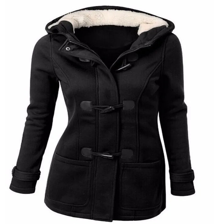 Women Basic Hoodie Jackets Autumn Women's Overcoat Zipper Causal Outwear Coat Female Hooded Coat Casaco Feminino Ladies Jacket