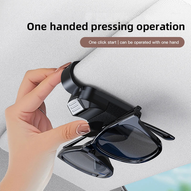 Car Sun Visor Glasses Clip Mirror Style Sunglasses Holder For Chery Omoda Tiggo Pro Fulwin Arrizo QQ 5x X1 T11 Gx E3 Car Gadgets