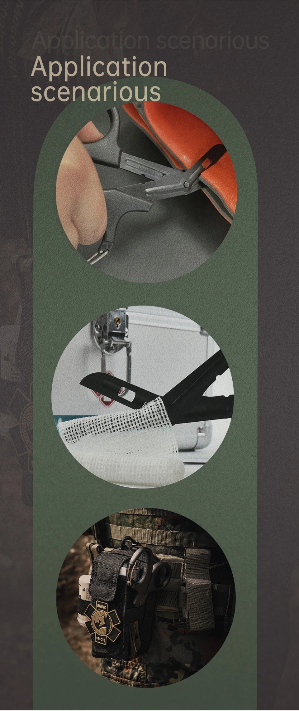 Rhino Rescue Trauma Shears 7.5