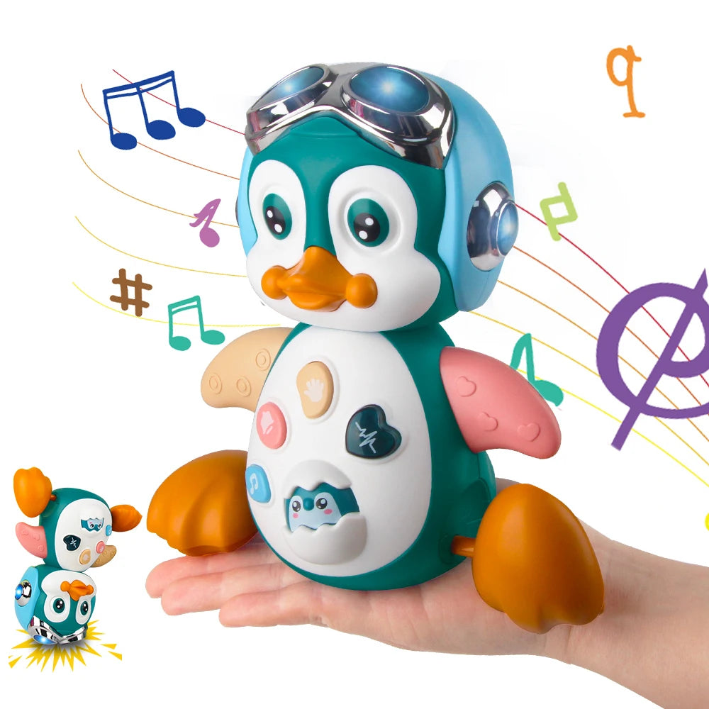 Kid Electronic Pet Toys Dancing Duck&Octopus Musical Penguin Baby Crawling Toys Toddler interactive Toys Tummy Time Gifts