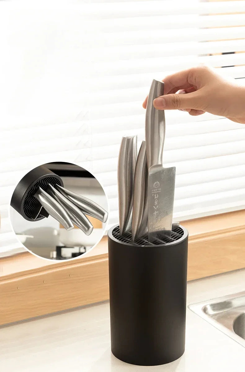 Kitchen Tools Stand for Chef's Knife, Knife Block, Storage Tank Holder, Kitchen Accessories, Household Tools, 1Pc