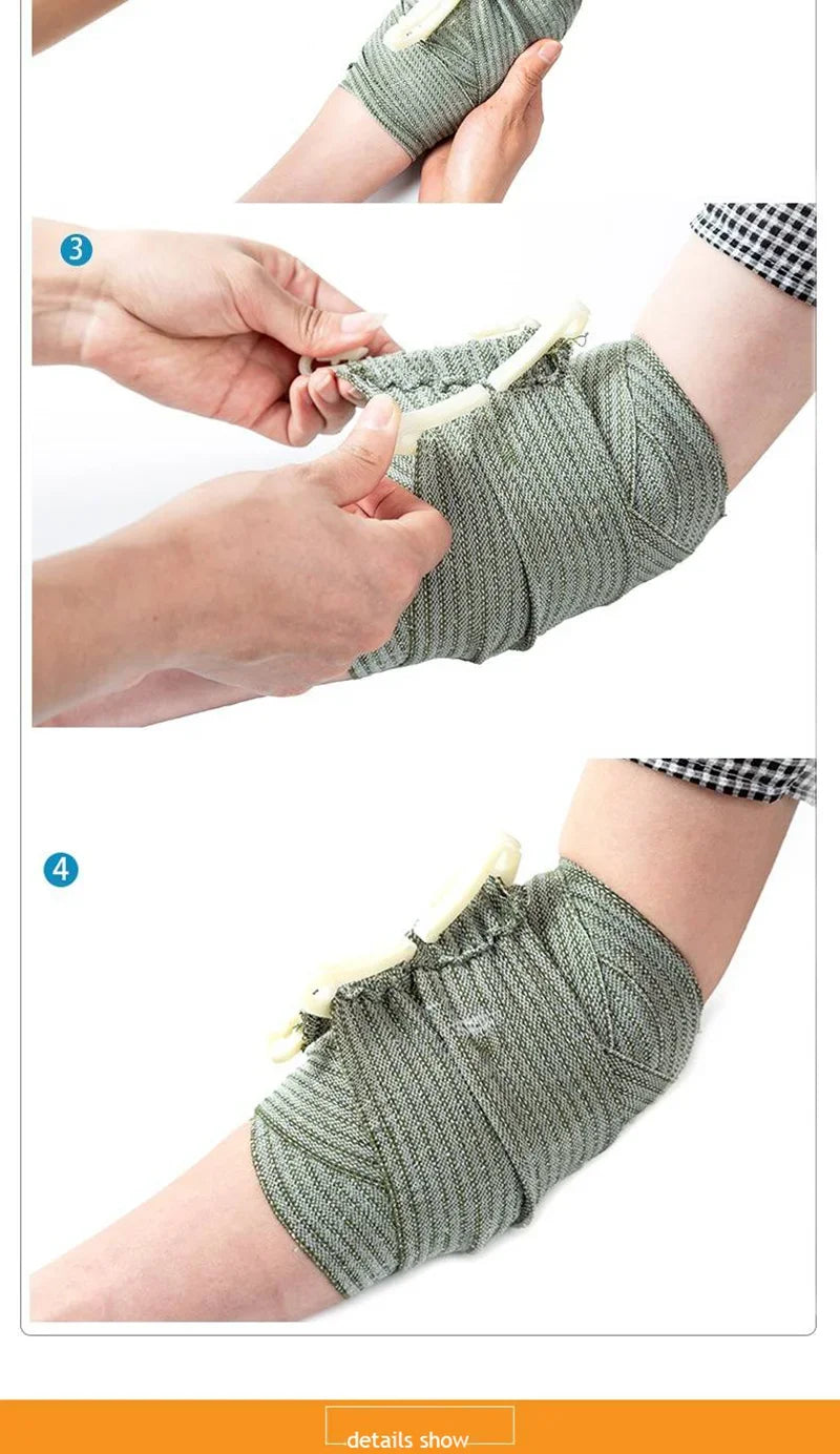 4/6in Israeli Bandage - Tactical Trauma Kit, Military-Grade Compression for Outdoor Emergency IFAK First Aid Wound Dressing