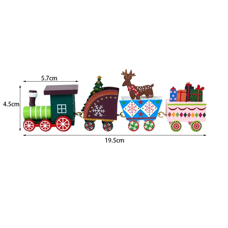 Christmas Train Merry Christmas Decorations For Home 2025 Cristmas Ornament Xmas Navidad Noel Gifts Happy New Year 2026 Gifts