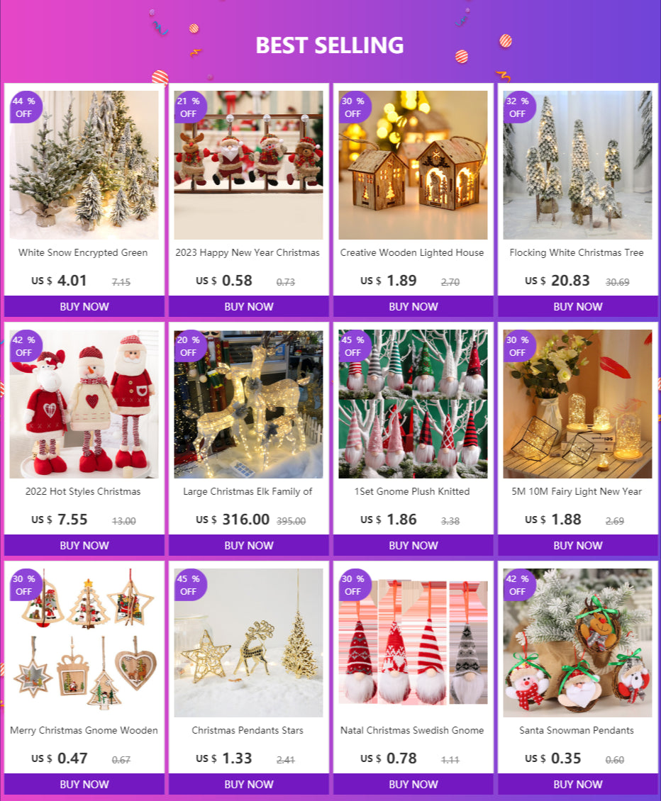 Christmas Decorations for Home Lovely Faceless doll Hanging Pendant Christmas Tree DIY Decor Ornaments Xmas New Year Gifts Kids