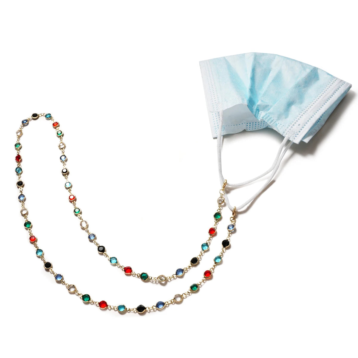 2022 New Eyeglasses Chains Women Sunglasses Holder Necklace Eyewear Retainer Accessories Pearls Sunglasses Chains Gold