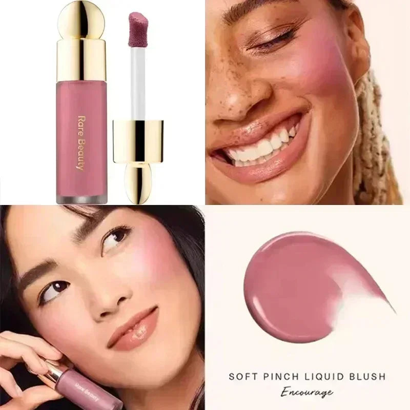 Rare Beauty Liquid Blush Lip Gloss Luminizer Blusher Long Lasting Moisturizing Nutrient Light Repair Lipstick Nature Face Makeup