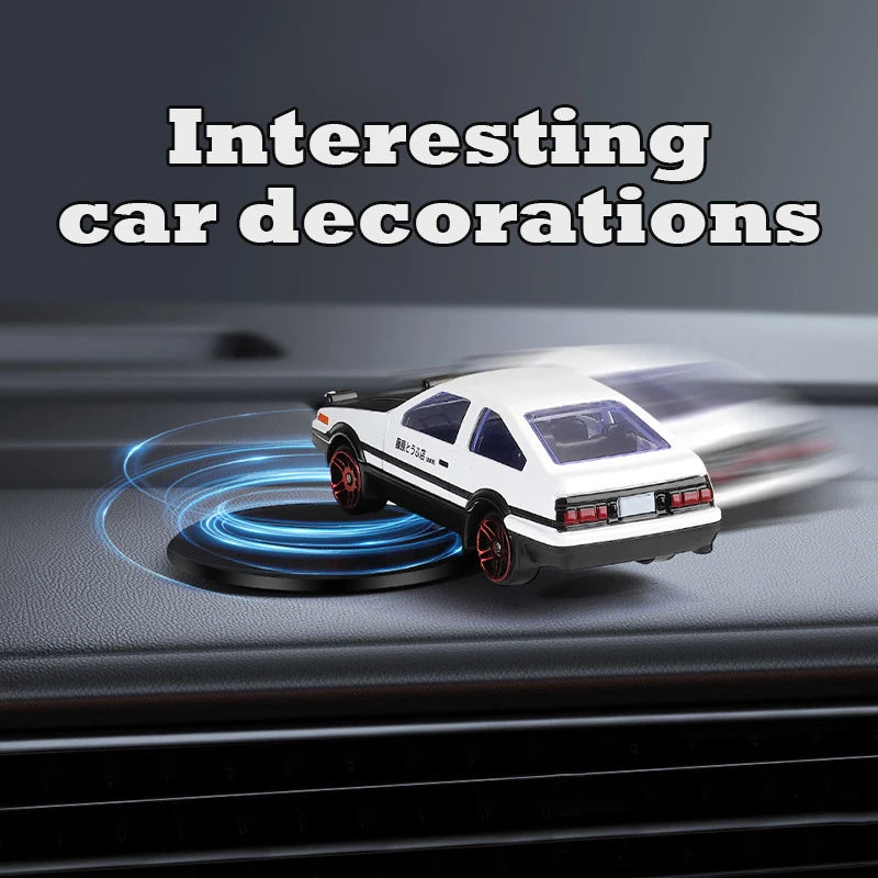 Car ornaments interior decoration drift tail swing rotating ornaments toy model center console car interior decoration