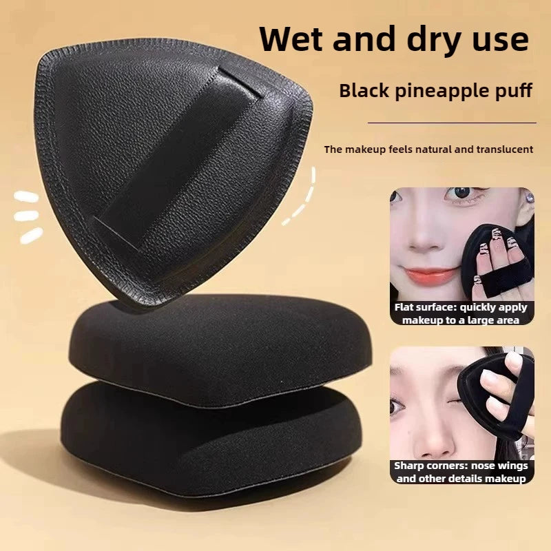 Ultra Thin Foundation Brush Makeup Mixing Palette with Spatula Flat Face Contour Brush Cosmetic Puff Blender Beauty Makeup Tools