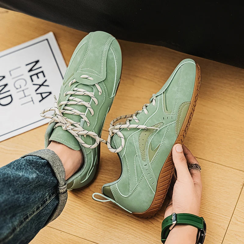 Shoes for Men Training Shoes German Style Lightweight Breathable Sneakers Vulcanized Shoes Retro Casual Gym Walking Men Sneakers