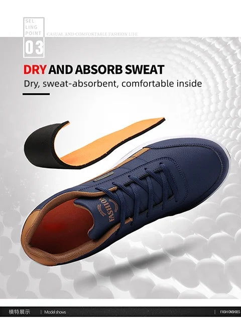 Men's Casual Sports Shoes 2025 Trend Breathable Fashion All-Match Outdoor Non-Slip Flat Shoes Comfortable Trendy Footwear