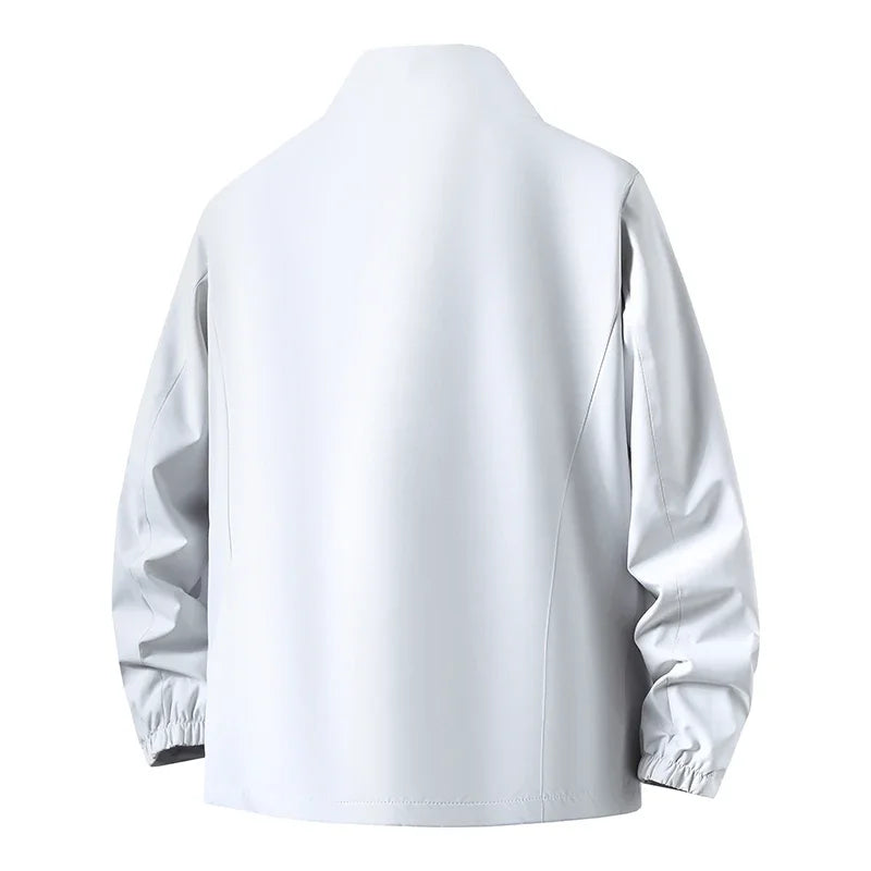New Men's Casual Jacket Casual and Fashionable Windbreaker Waterproof and Versatile Outdoor Jacket