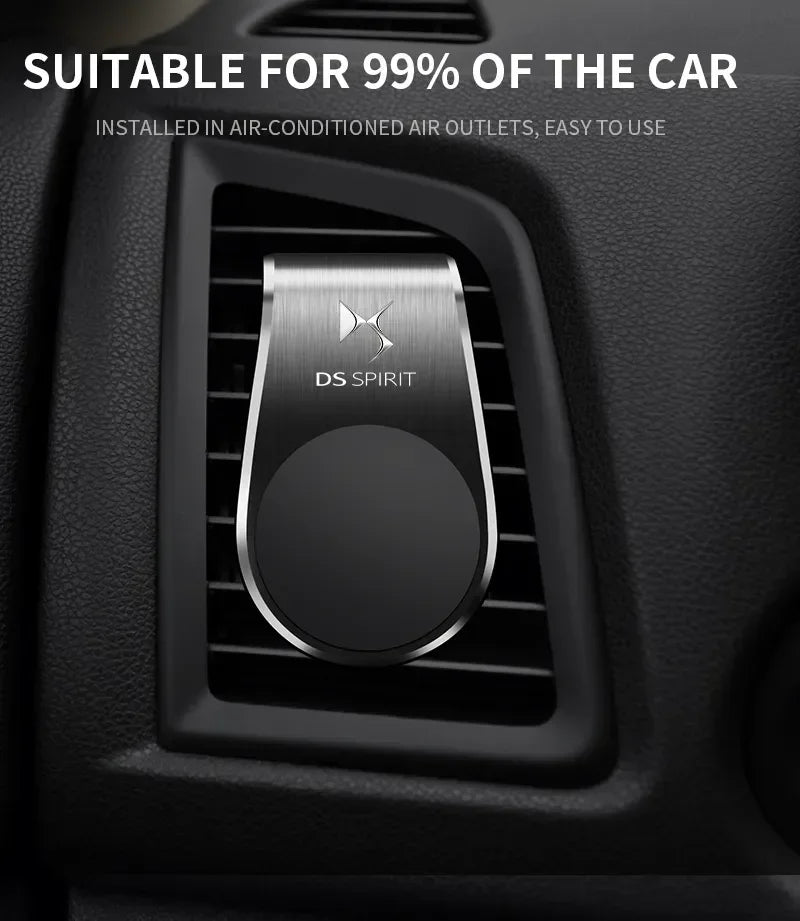 Car Magnetic L-shaped Car Dedicated GPS Phone Holder Emblem For DS SPIRIT DS3 DS4 DS4S DS5 5LS DS6 DS7 WILD RUBIS DIVINEDS