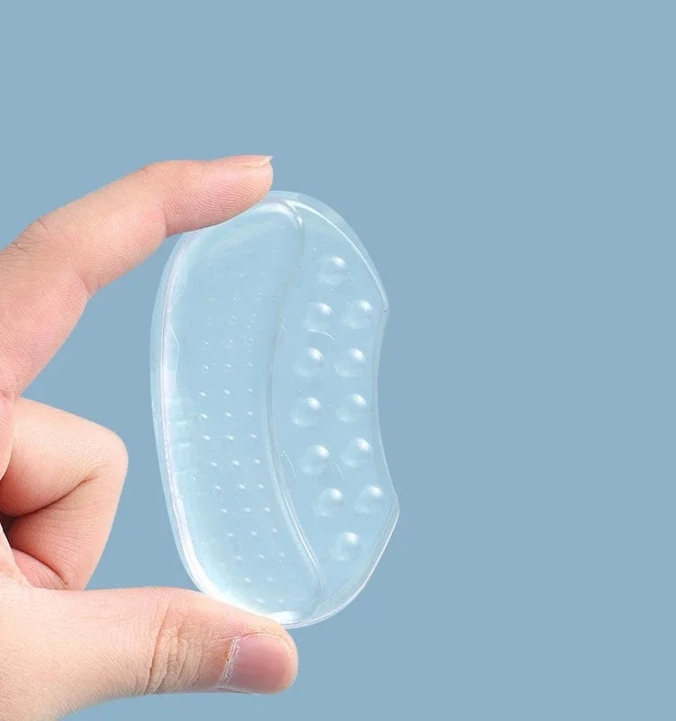 1Pair Heels Grips Silicone Heel Stickers for Women Men Anti Slip Heel Cushions Non-Slip Inserts Pads Foot Heel Care Protector